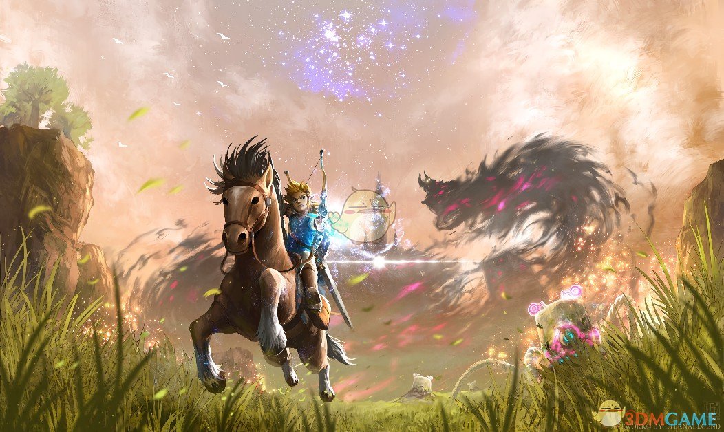 《Wallpaper Engine》塞尔达荒野之息 - 林克与加农动态壁纸