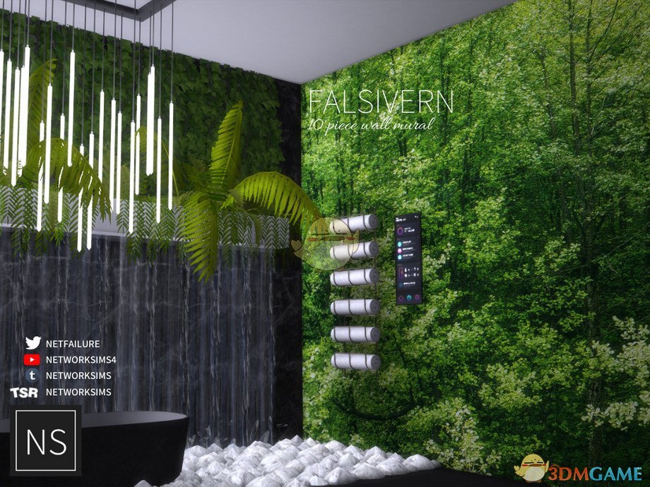 《模拟人生4》自然森林壁画MOD