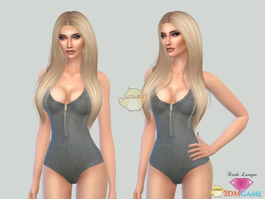 《模拟人生4》女性性感拉链紧身衣MOD