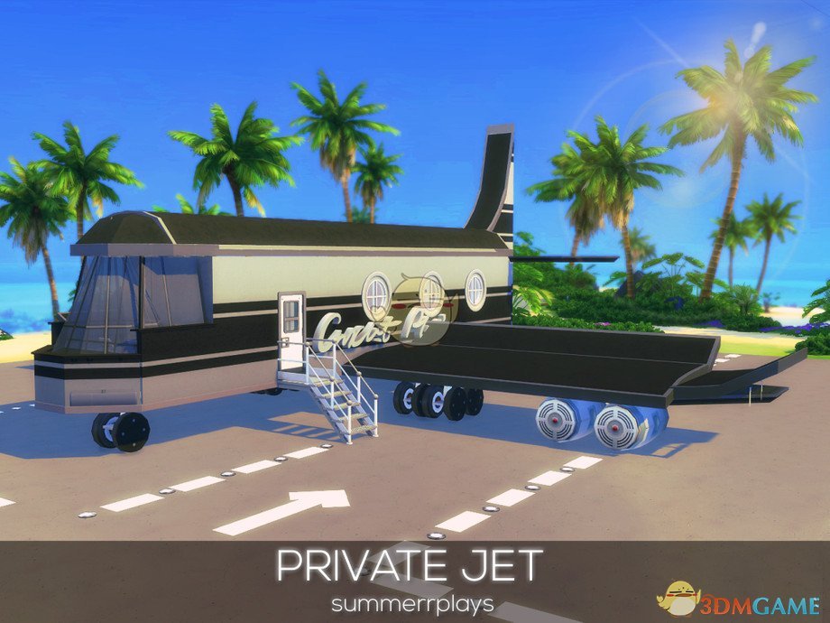 《模拟人生4》私人飞机住宅MOD