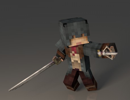 《我的世界》刺客信条大革命亚诺皮肤MOD