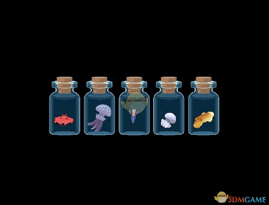 《Wallpaper Engine》像素风 - 海洋生物罐动态壁纸