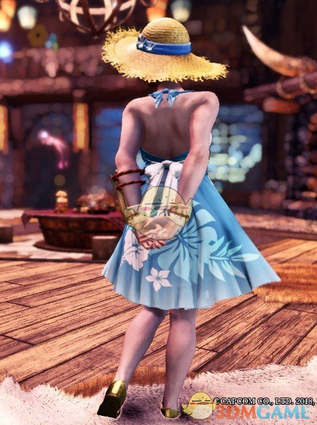 《怪物猎人：世界》夏日清风连衣裙MOD