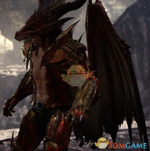 《怪物猎人：世界》狂气赤膊冥赤龙套MOD