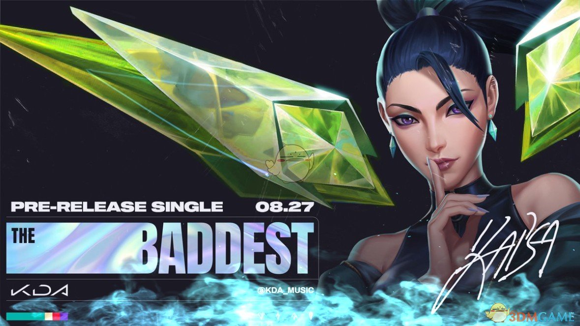 《Wallpaper Engine》K/DA卡莎The Baddest人物头像动态壁纸