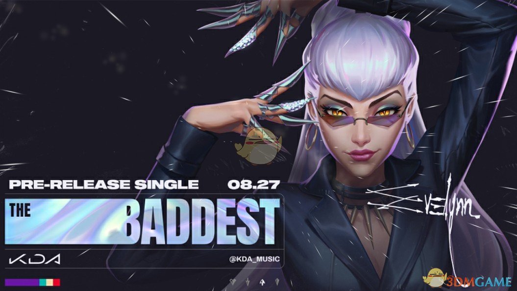 《Wallpaper Engine》K/DA伊芙琳The Baddest人物头像动态壁纸