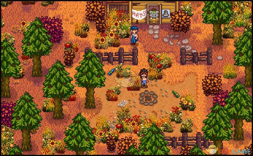 《星露谷物语》花草和积雪MOD