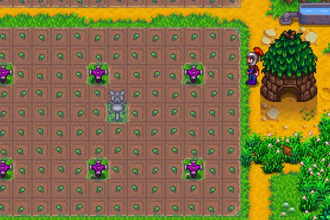 《星露谷物语》农场工具范围显示MOD