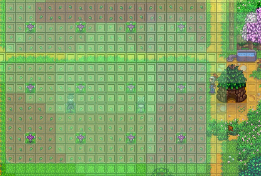 《星露谷物语》农场工具范围显示MOD