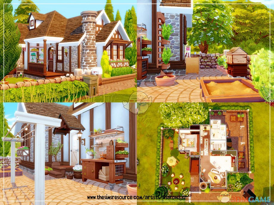 《模拟人生4》小型都铎小屋MOD