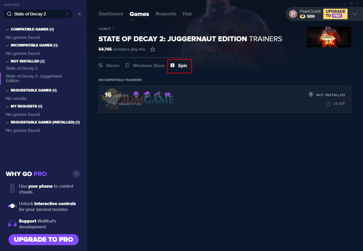 《腐烂国度2：主宰版》v22十六项修改器[MrAntiFun][Epic]