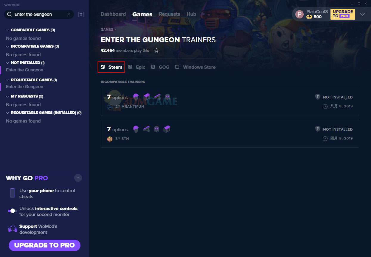 《挺进地牢》v2019.08.08七项修改器[MrAntiFun][Steam]