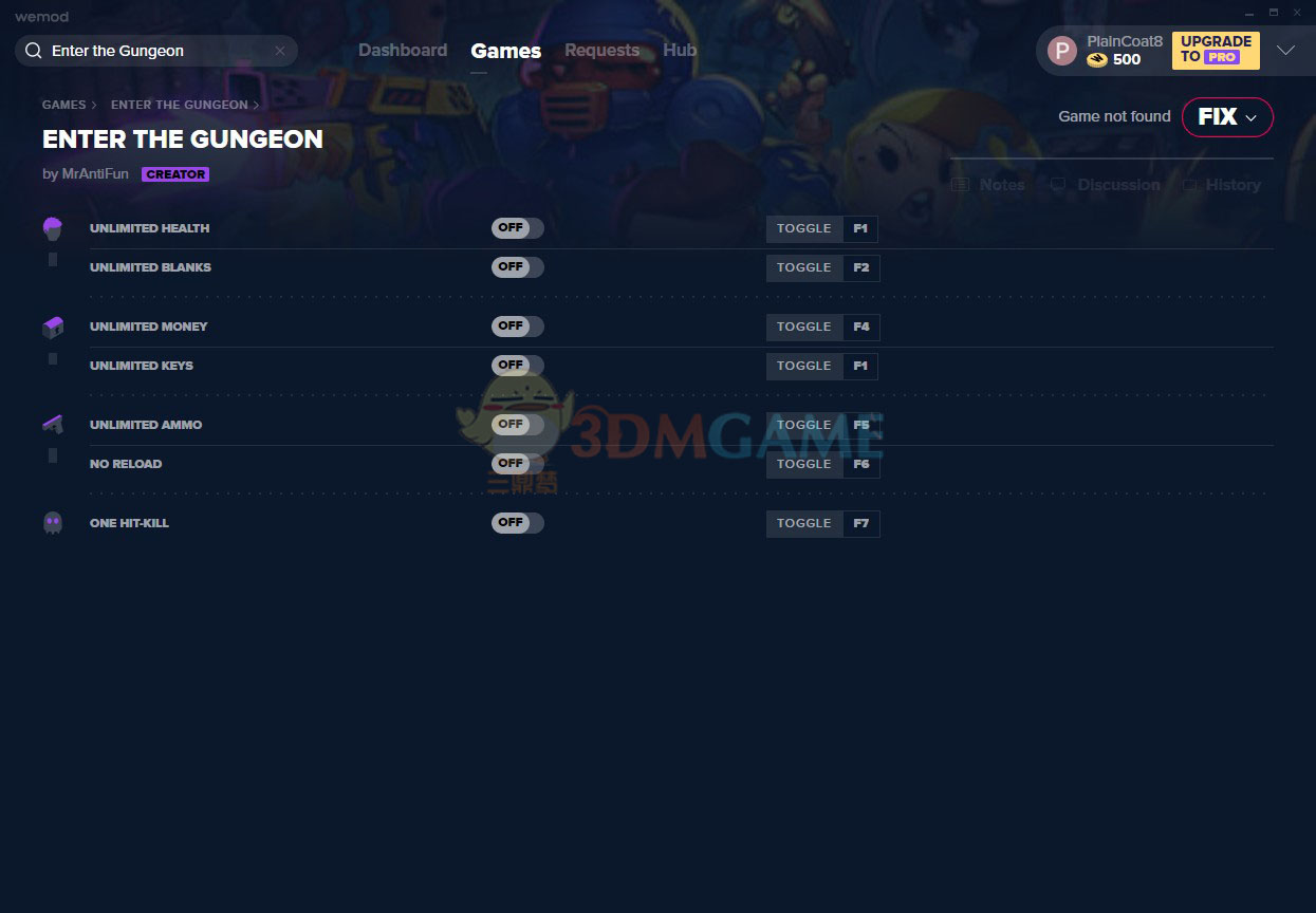 《挺进地牢》v2019.08.08七项修改器[MrAntiFun][Steam]