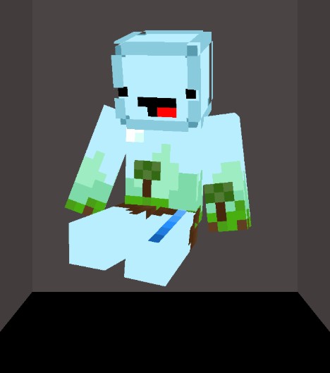 《我的世界》景观小人皮肤MOD