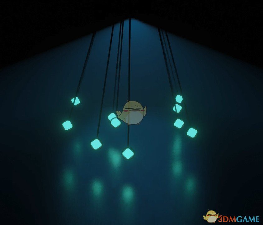 《Wallpaper Engine》蓝色流速方块物理动态壁纸