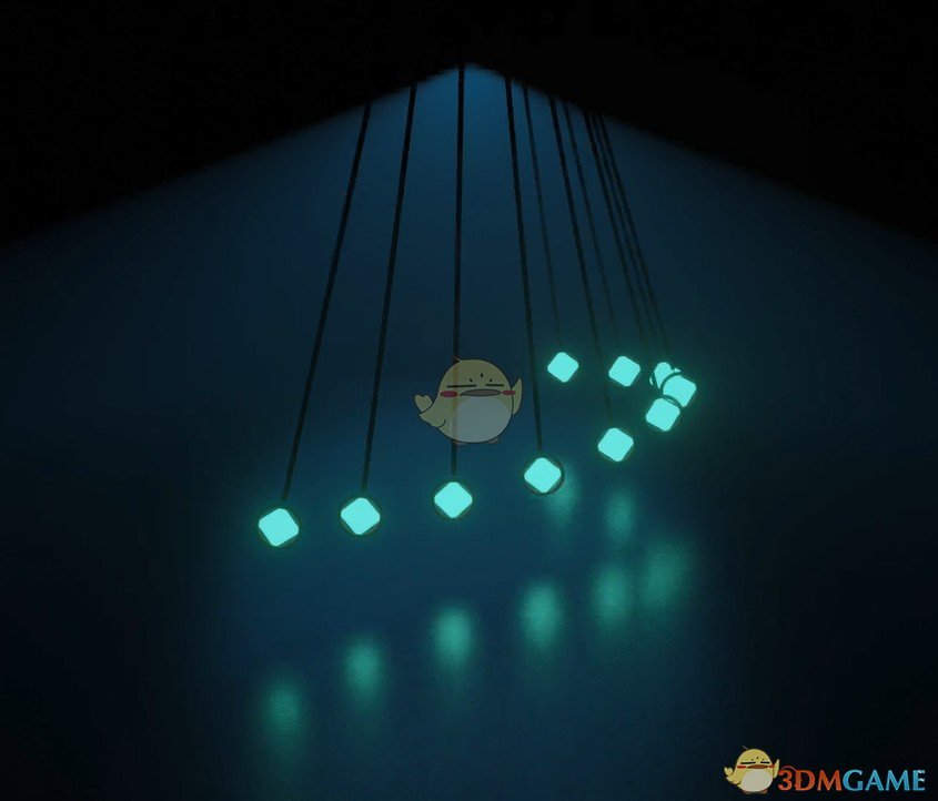 《Wallpaper Engine》蓝色流速方块物理动态壁纸