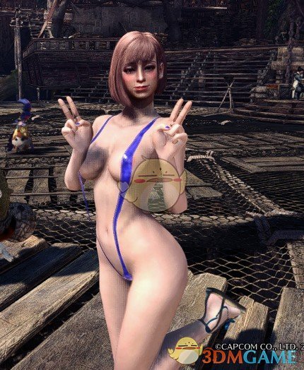 《怪物猎人：世界》极限V字泳装MOD