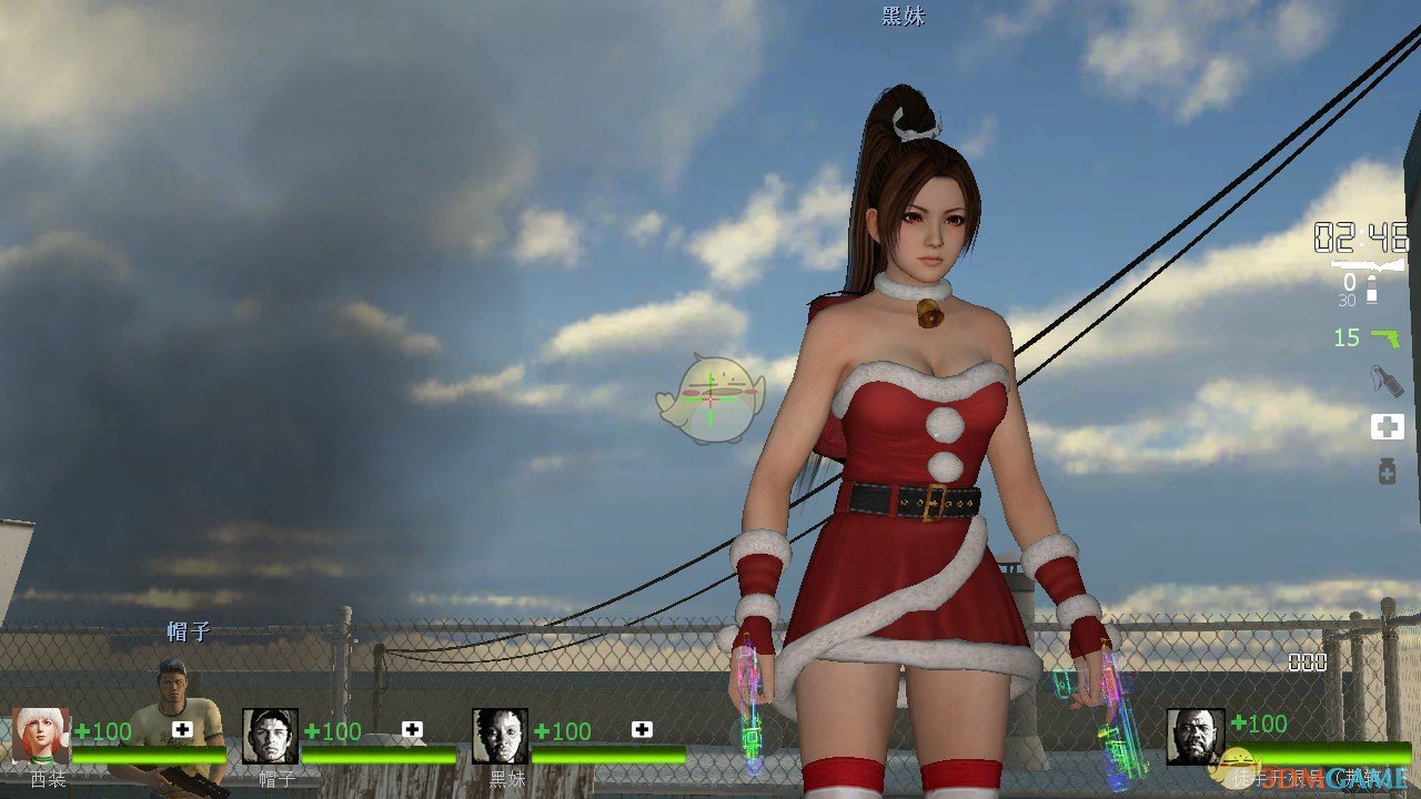 《求生之路2》不知火舞圣诞装MOD