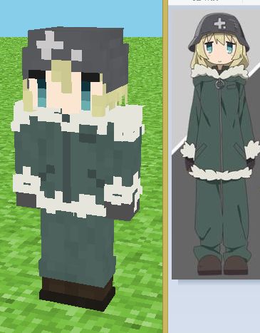 《我的世界》少女终末旅行 - 尤莉皮肤MOD