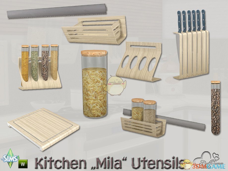 《模拟人生4》厨房的精致用具MOD