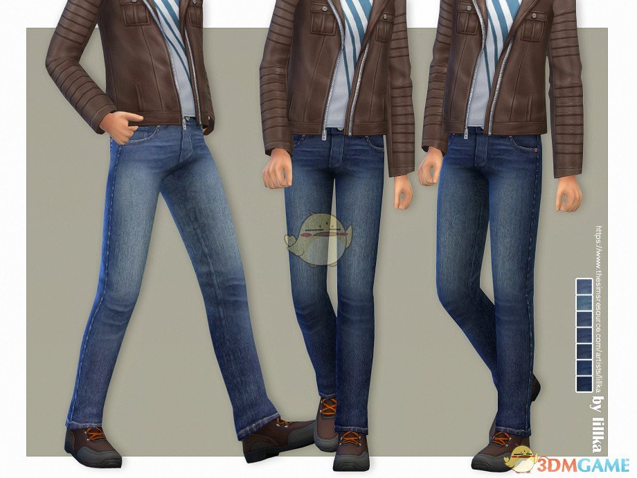 《模拟人生4》儿童时尚牛仔裤MOD
