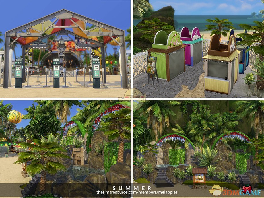 《模拟人生4》夏季沙滩音乐节MOD