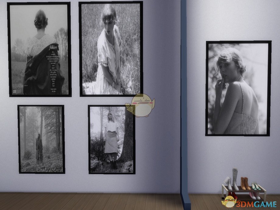 《模拟人生4》Taylor Swift美丽封面挂画MOD