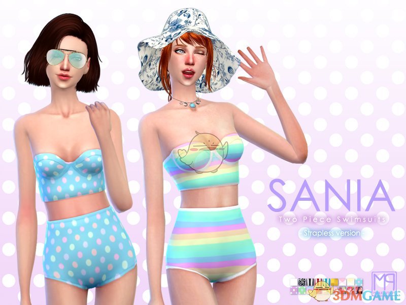 《模拟人生4》彩色泳衣套装MOD