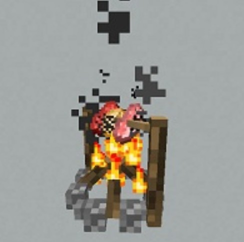 《我的世界》篝火烤架MOD