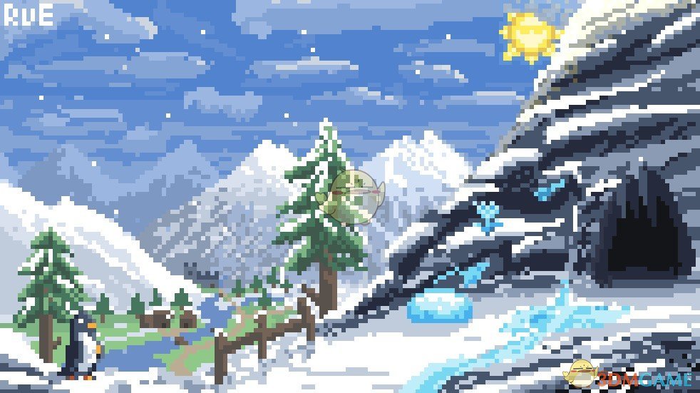 《Wallpaper Engine》泰拉瑞亚雪地环境动态壁纸