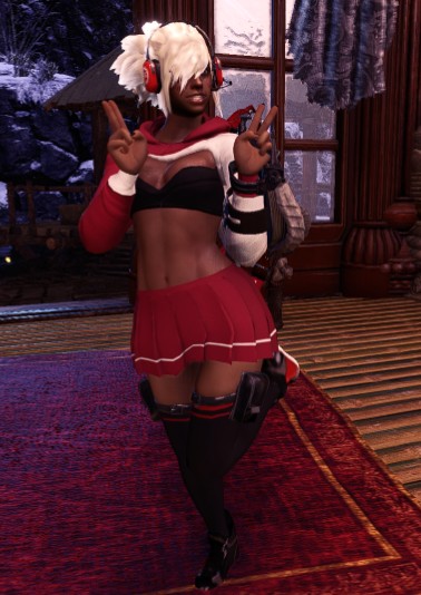 《怪物猎人：世界》红色啦啦队性感服装MOD