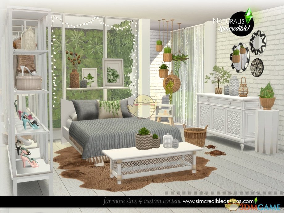 《模拟人生4》自然风格卧室MOD