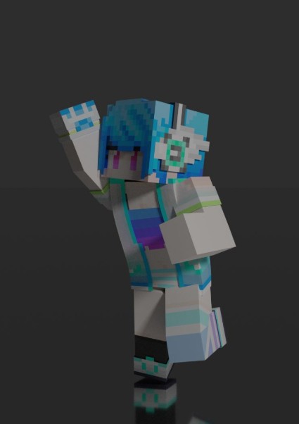 《我的世界》活力胖次少女皮肤MOD