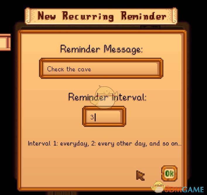 《星露谷物语》游戏内置闹钟MOD