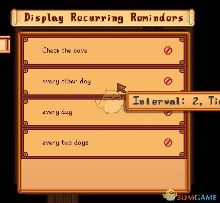 《星露谷物语》游戏内置闹钟MOD