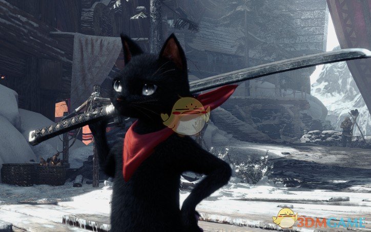 《怪物猎人：世界》黑猫坂本桑MOD