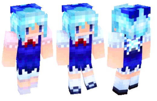 《我的世界》⑨琪露诺皮肤MOD