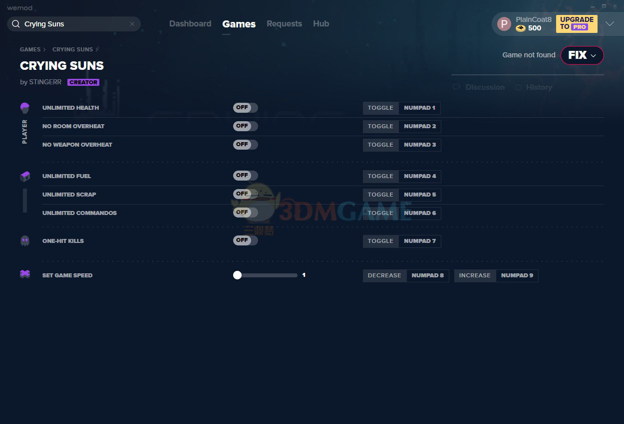 《哀恸之日》v2.0.1八项修改器[MrAntiFun]