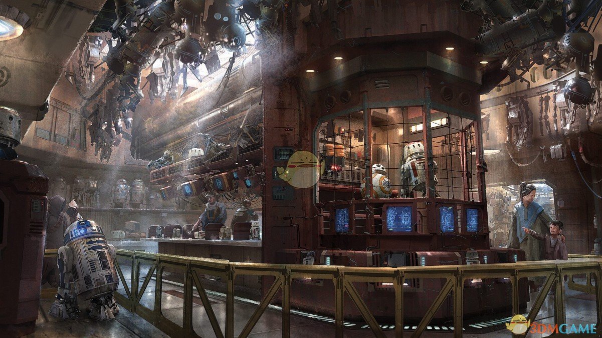 《Wallpaper Engine》星战 - 机器人仓库原画动态壁纸