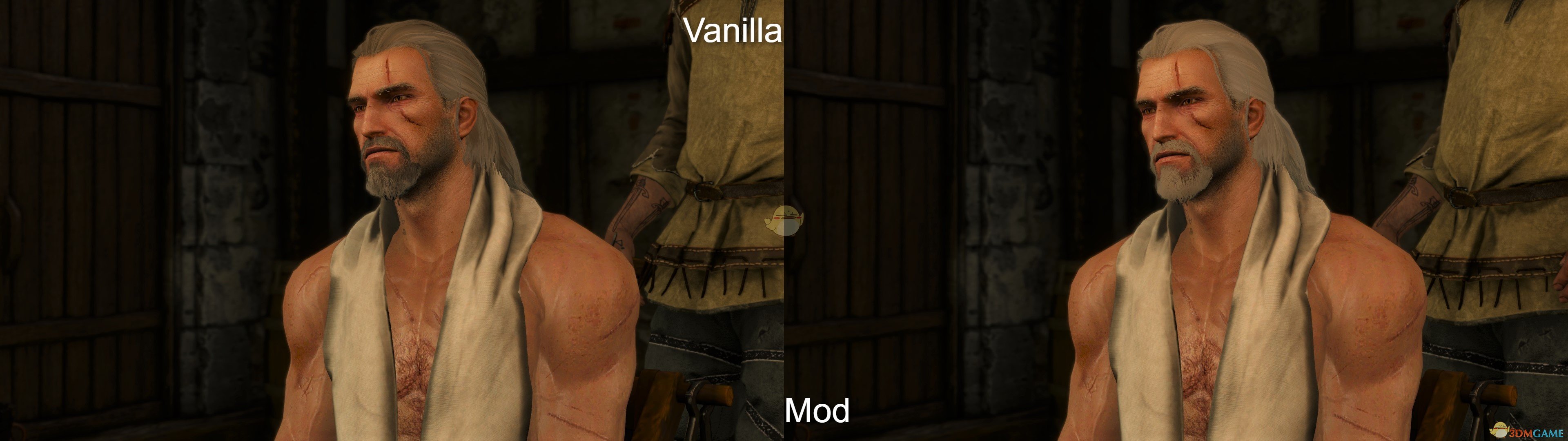 《巫师3：狂猎》真正的白狼MOD