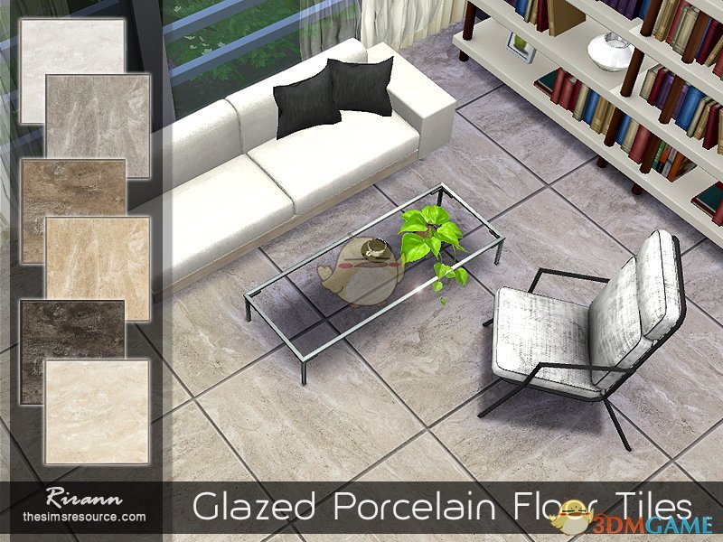 《模拟人生4》精致多款式瓷砖地板MOD