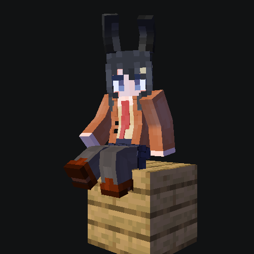 《我的世界》樱岛麻衣学姐皮肤MOD