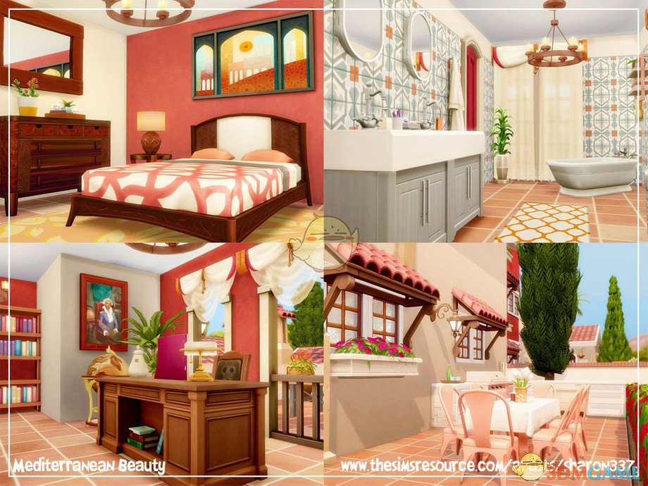 《模拟人生4》地中海风格豪宅MOD