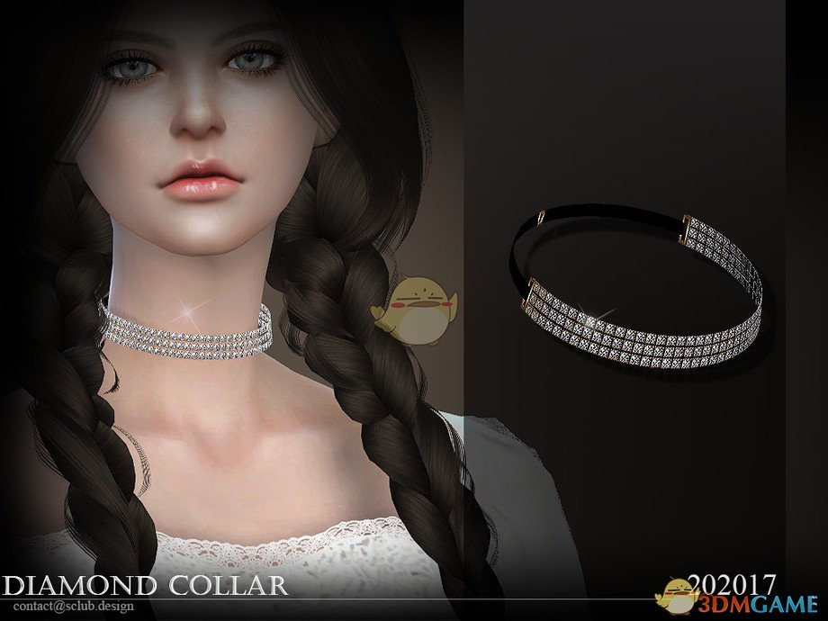 《模拟人生4》条形钻石项链MOD