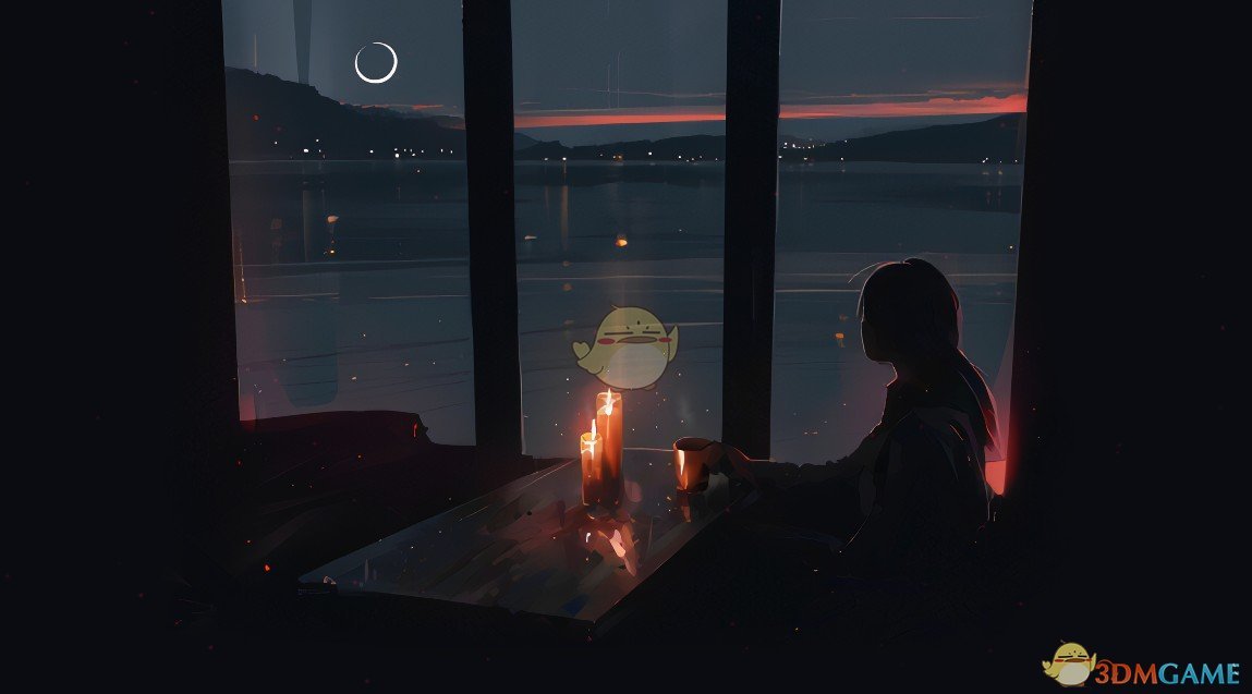 《Wallpaper Engine》烛光与海滩动态壁纸