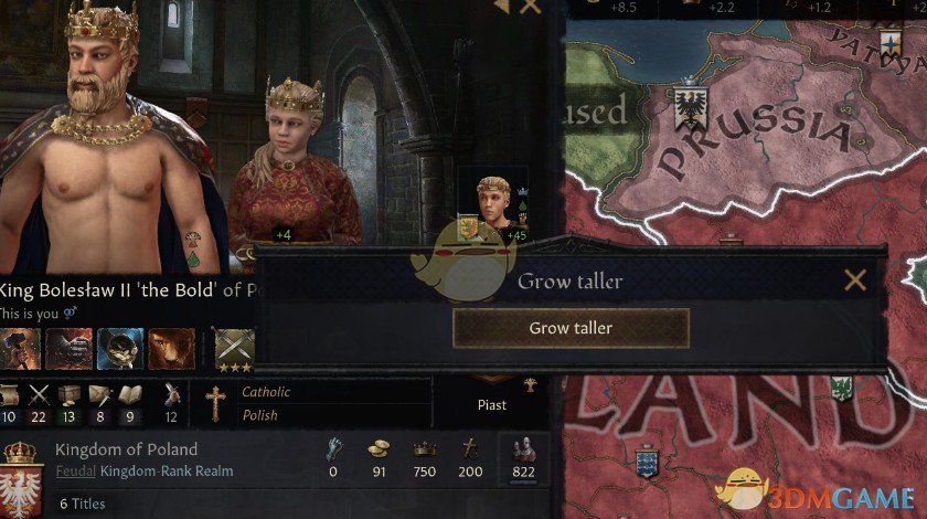 《十字军之王3》角色外表调整MOD