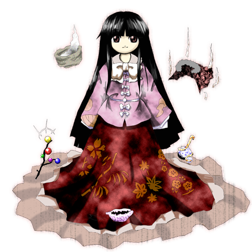 《我的世界》蓬莱山辉夜皮肤MOD