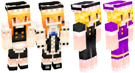 《我的世界》雾雨魔理沙皮肤MOD