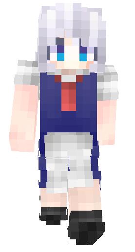 《我的世界》十六夜咲夜皮肤MOD