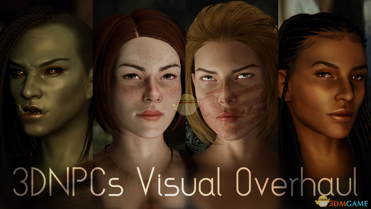 《上古卷轴5：天际》NPC视觉大修MOD
